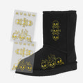 Magic Transfer Stickers For UGG Boots - Skeleton