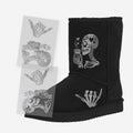 Magic Transfer Stickers For UGG Boots - Skeleton