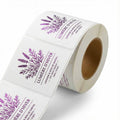 Elegant Art Paper Roll Labels (Water Ripple)