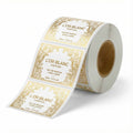 Elegant Art Paper Roll Labels (Water Ripple)