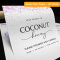 Art Paper Sheet Labels