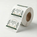 Elegant Art Paper Roll Labels (Water Ripple)