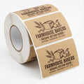 Kraft Roll Labels