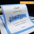 Art Paper Sheet Labels