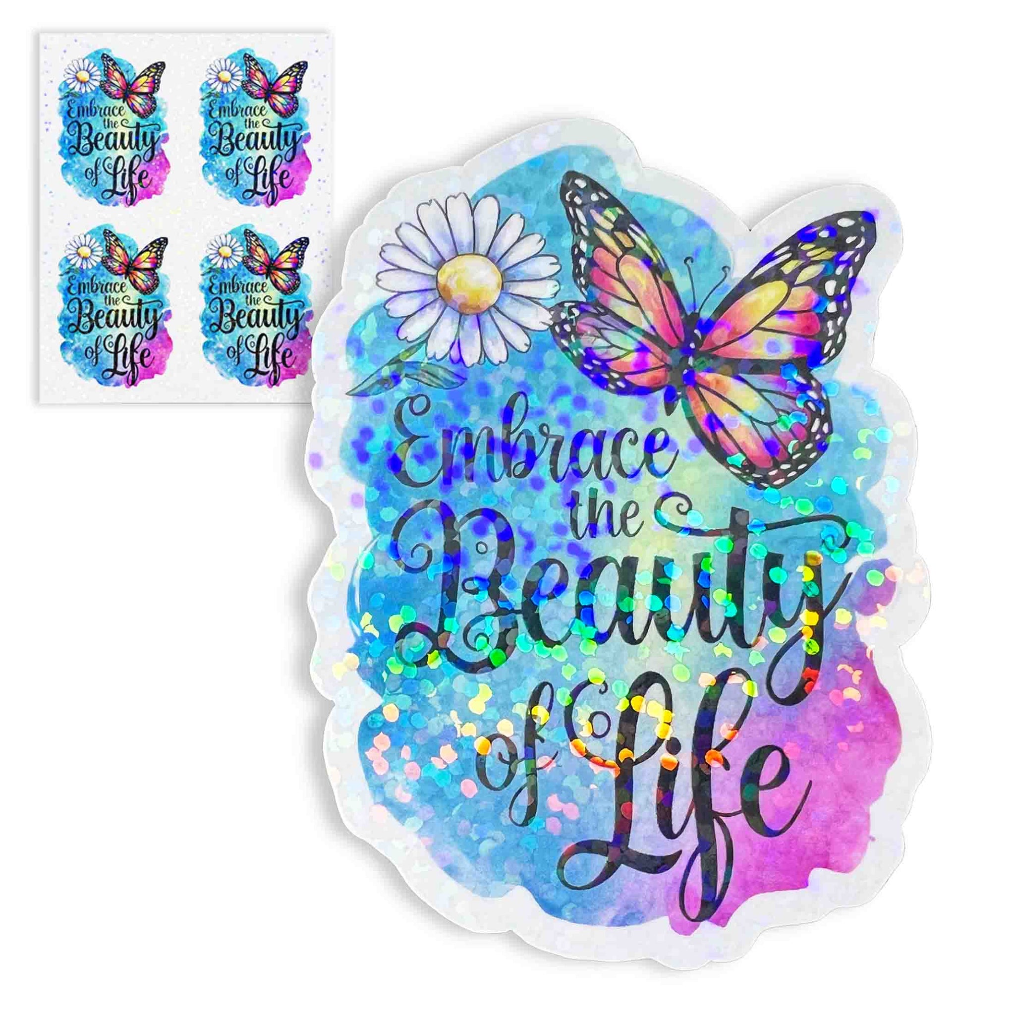 Custom Holographic Sparkle Sticker Sheets | Affordable Stickers – Unik ...