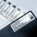 Silver Foil Sheet Labels