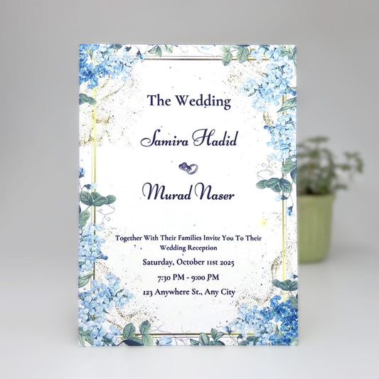 Invitations - Flat - Plantable Seed Paper